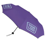 Custom Light Purple Light Blue Automatic Umbrella