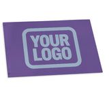Custom Light Purple Light Blue Flag