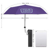 Custom Light Purple Light Blue Automatic Umbrella