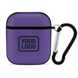 Custom Light Purple Navy AirPods Case