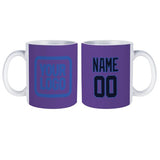 Custom Light Purple Navy Mug