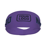 Custom Light Purple Navy Sports headband