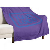 Custom Light Purple Sky Blue Blanket