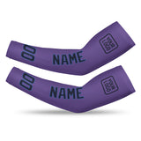 Custom Light Purple Navy Arm Sleeve