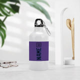 Custom Light Purple Navy Sports Bottle