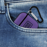 Custom Light Purple Navy AirPods Case