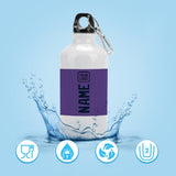 Custom Light Purple Navy Sports Bottle