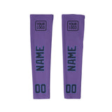 Custom Light Purple Navy Arm Sleeve