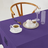 Custom Light Purple Sky Blue Square Table Cloth