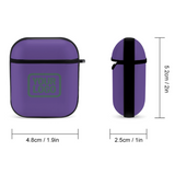 Custom Light Purple Blue Green AirPods Case