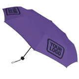 Custom Light Purple Navy Automatic Umbrella