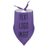 Custom Light Purple Navy Pet Scarf