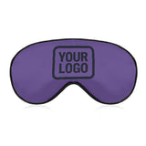 Custom Light Purple Navy Sleep Mask