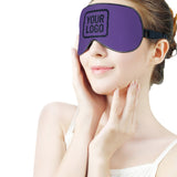 Custom Light Purple Navy Sleep Mask