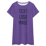 Custom Light Purple Navy Nachthemd