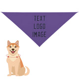 Custom Light Purple Navy Pet Scarf