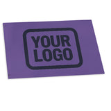 Custom Light Purple Navy Flag