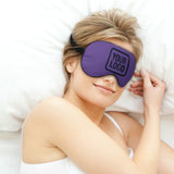 Custom Light Purple Navy Sleep Mask