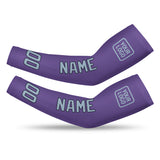 Custom Light Purple Light Blue Arm Sleeve