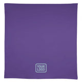 Custom Light Purple Navy Square Table Cloth