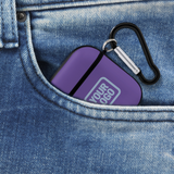 Custom Light Purple Light Blue AirPods Case