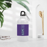 Custom Light Purple Light Blue Sports Bottle