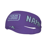 Custom Light Purple Light Blue Sports headband