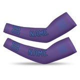 Custom Light Purple Sky Blue Arm Sleeve