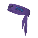 Custom Light Purple Sky Blue Headband