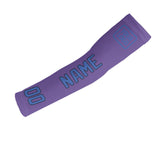 Custom Light Purple Sky Blue Arm Sleeve