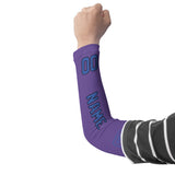 Custom Light Purple Sky Blue Arm Sleeve