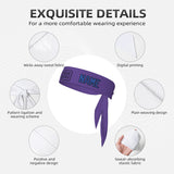 Custom Light Purple Sky Blue Headband