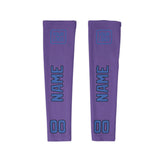 Custom Light Purple Sky Blue Arm Sleeve