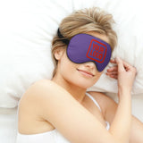 Custom Light Purple Orange Red Sleep Mask