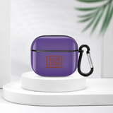 Custom Light Purple Coral Red AirPods Case (3rd Generation)