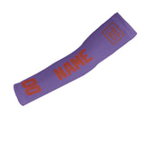 Custom Light Purple Coral Red Arm Sleeve