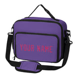 Custom Light Purple Pink Lunch Bag