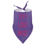 Custom Light Purple Pink Pet Scarf