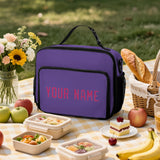 Custom Light Purple Pink Lunch Bag