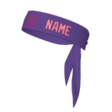 Custom Light Purple Light Pink Headband