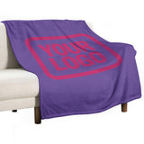 Custom Light Purple Pink Blanket