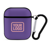 Custom Light Purple Light Pink AirPods Case