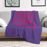 Custom Light Purple Pink Blanket