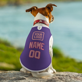 Custom Light Purple Light Pink Pet Vest