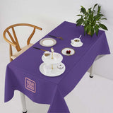 Custom Light Purple Pink Square Table Cloth