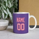 Custom Light Purple Light Pink Mug