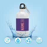 Custom Light Purple Light Pink Sports Bottle