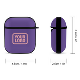 Custom Light Purple Light Pink AirPods Case