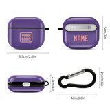 Custom Light Purple Light Pink AirPods Case (3rd Generation)