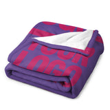 Custom Light Purple Pink Blanket